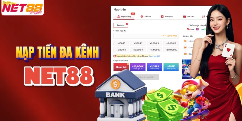 Cách nạp tiền vào ví cược chính