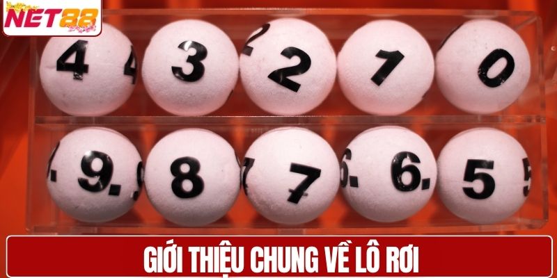 Giới thiệu chung về lô rơi