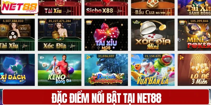 Những ưu điểm nổi bật của NET88