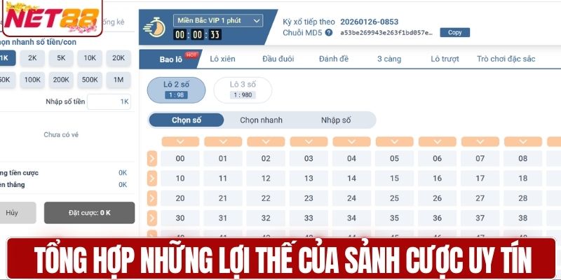 Tổng hợp những lợi thế của sảnh cược uy tín